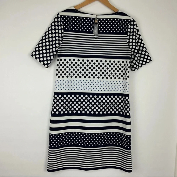 Banana Republic Polka Dot Striped Dress Size XS - Picture 3 of 6
